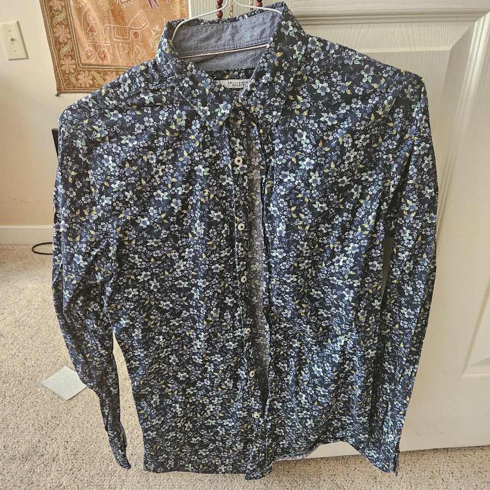 Zara Floral Print Button Down